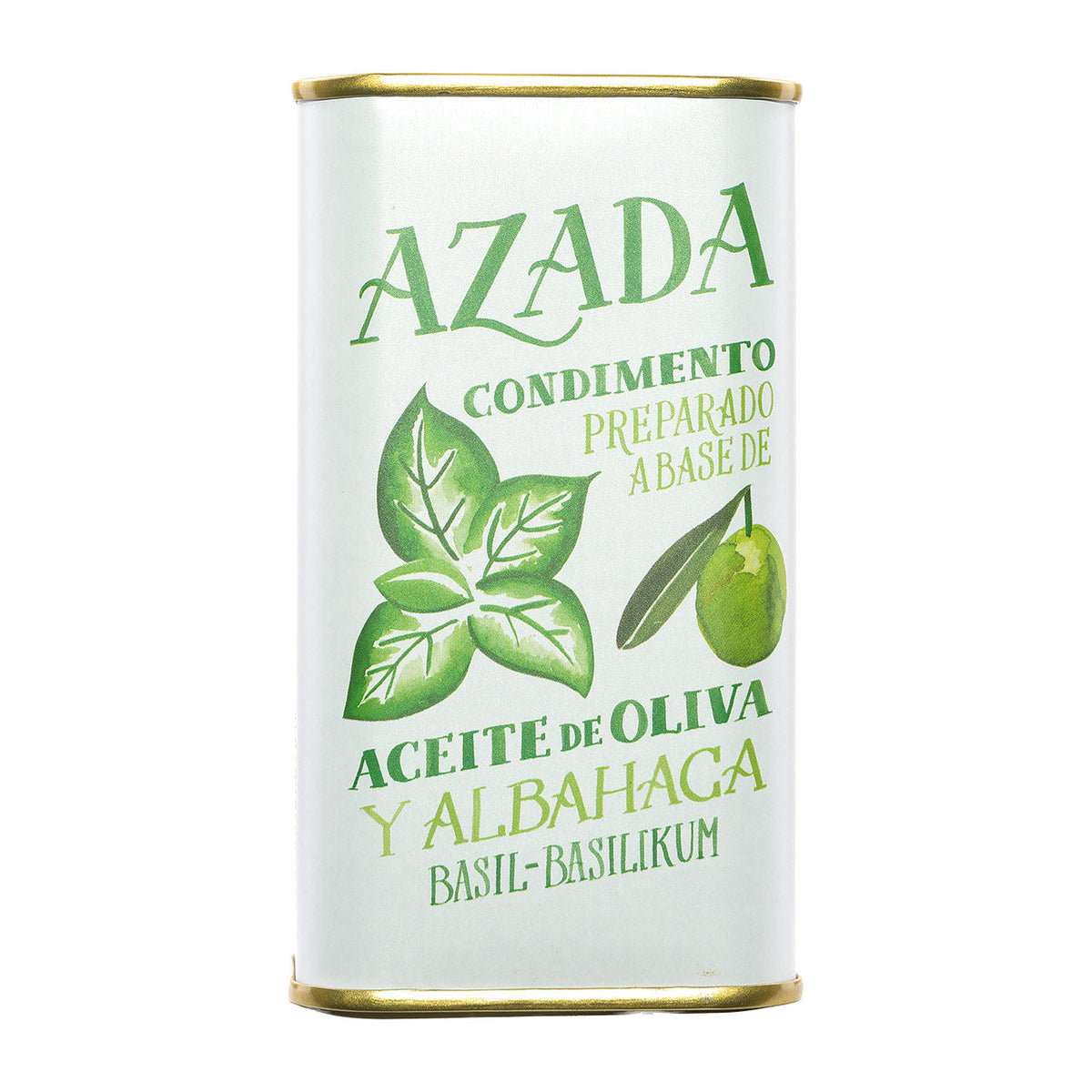 Azada Olivenöl mit Basilikum 225ml