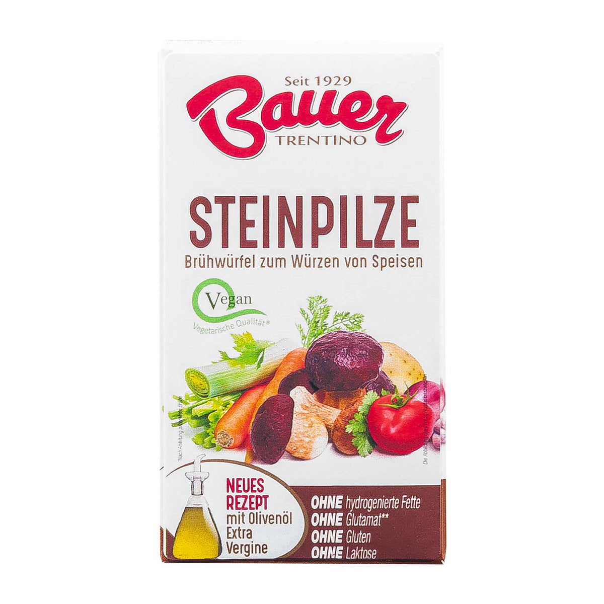 Bauer Brühwürfel mit Steinpilzen