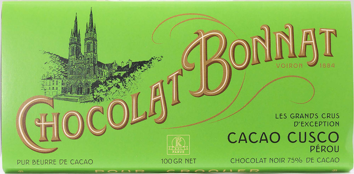 Bonnat Schokolade Cacao Cusco 75% Zartbitterschokolade