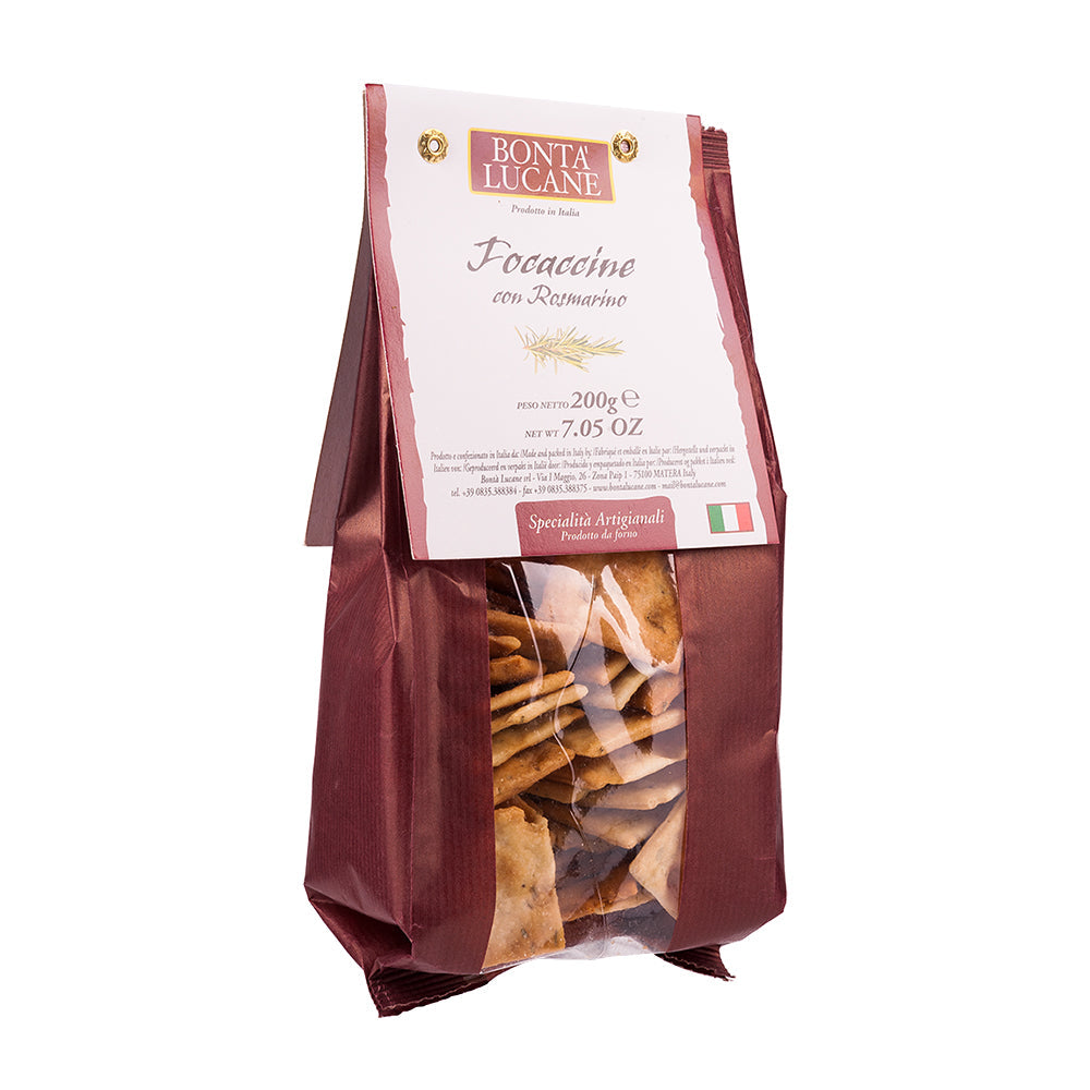 Bonta Lucane Focaccine al Rosmarino 200g