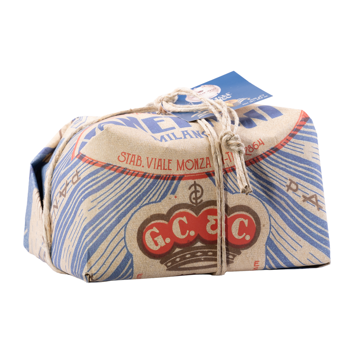 Breramilano 1930 Panettone classico, 1120 g, in bedrucktem Papier mit Naturfaden