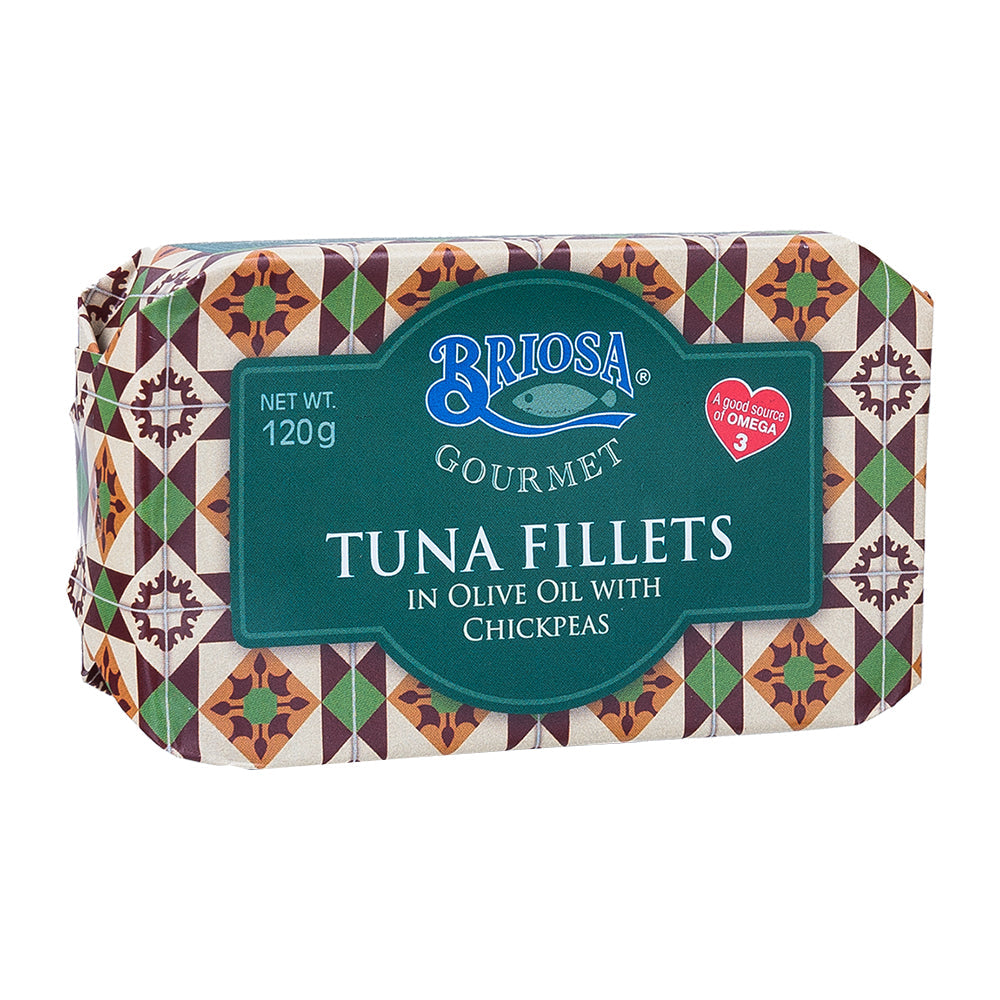 Briosa Gourmet Thunfischfilet mit Kichererbsen 120g