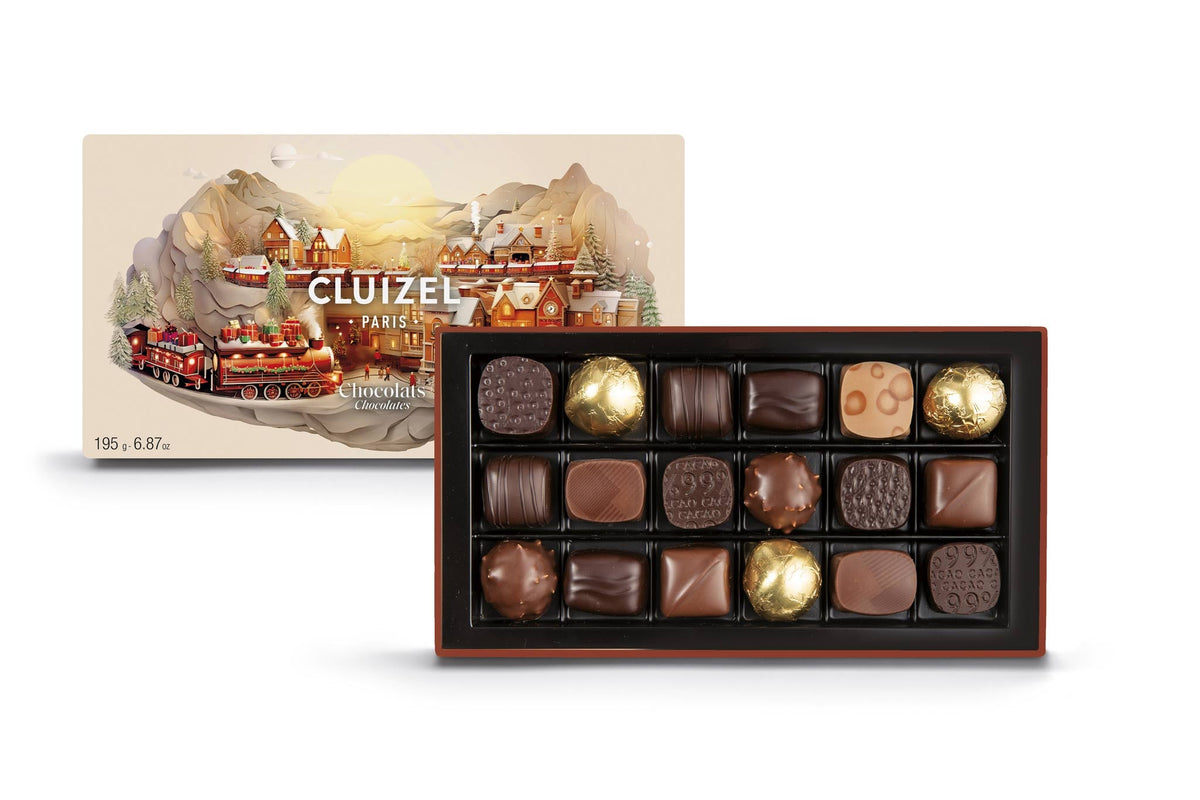 Michel Cluizel Weihnachtspralinen 195g