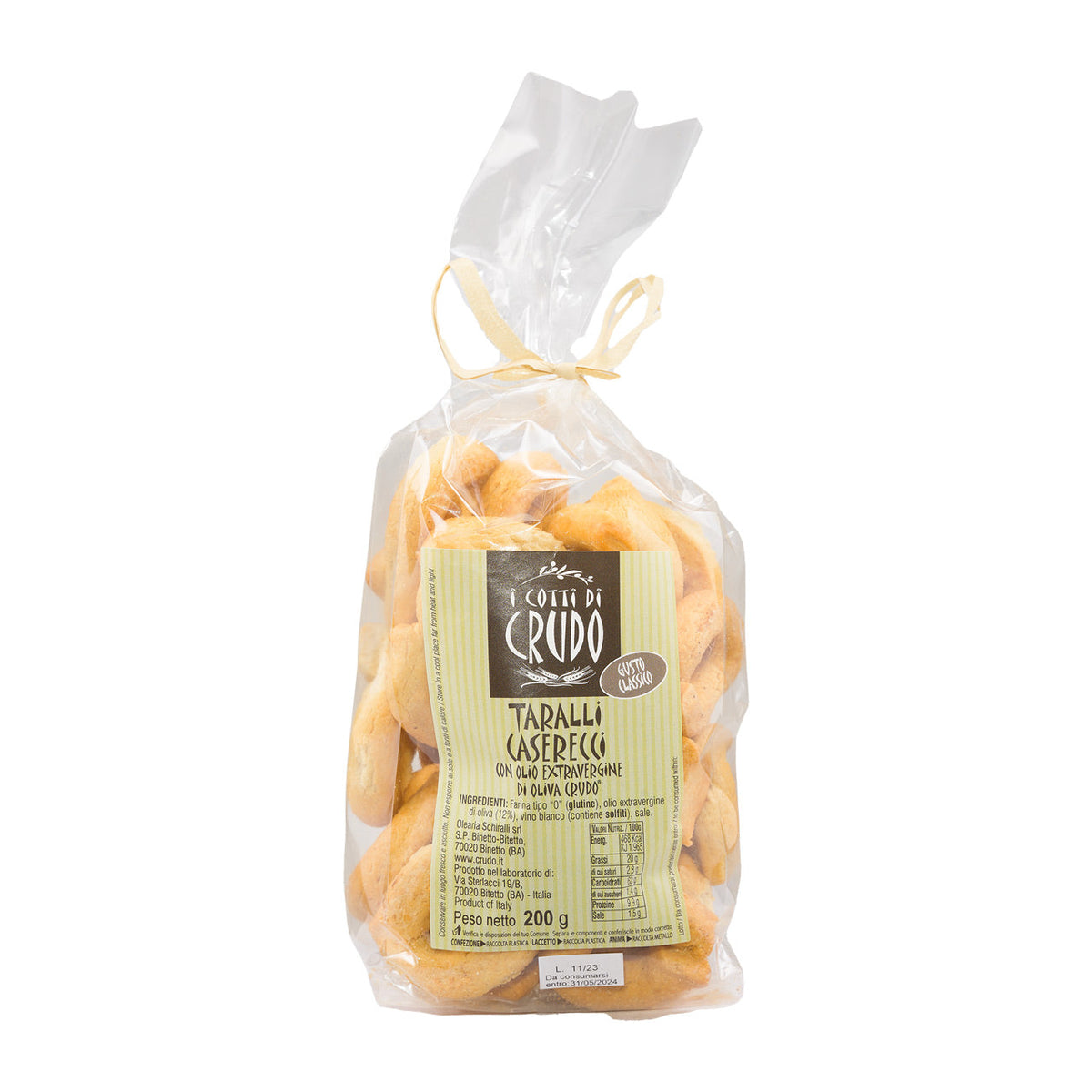 Crudo Taralli Caserecci 200g