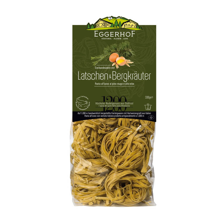 Eggerhof Latschen & Bergkräuter Nudeln 310g