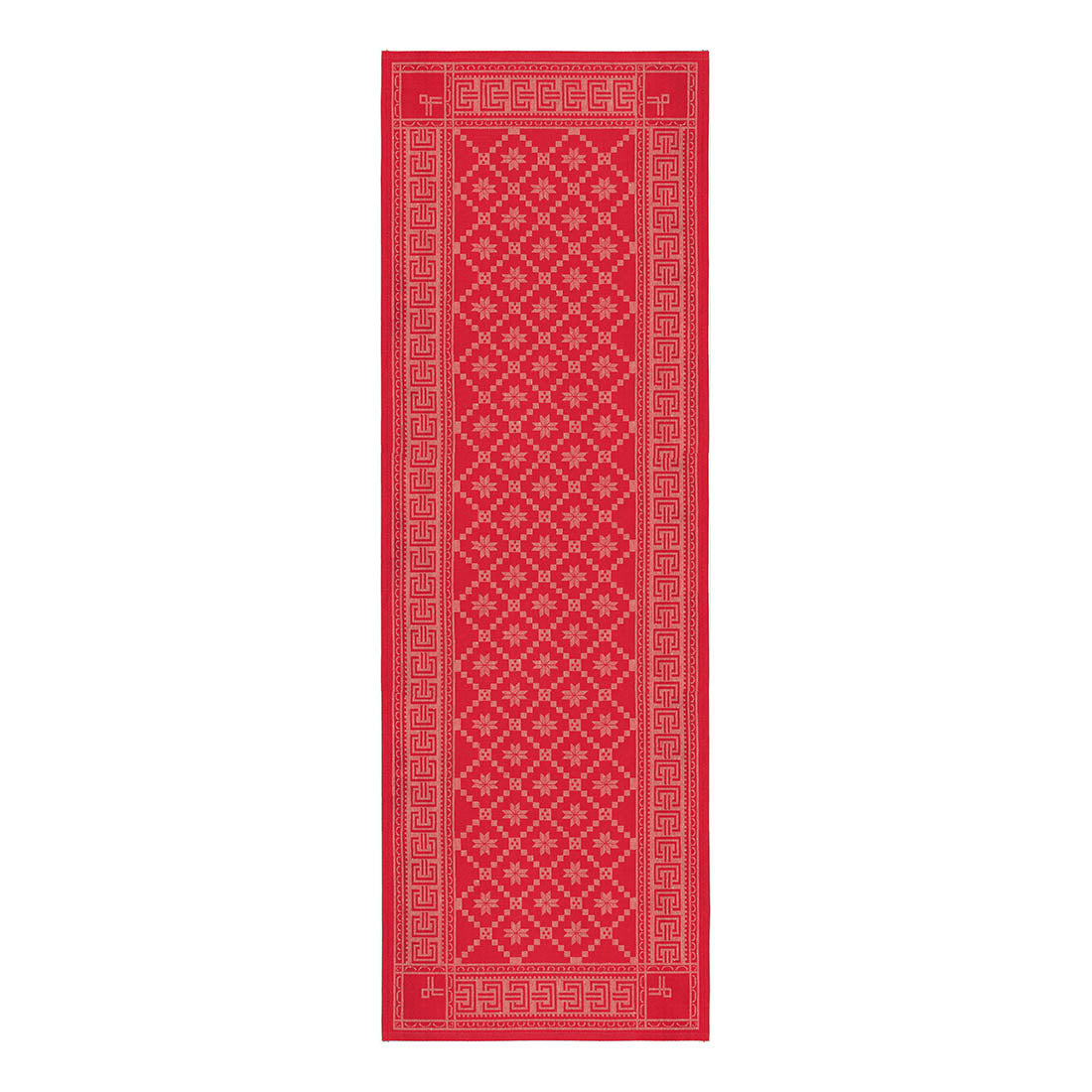 Ekelund Attebladrose Tischläufer rot 50x150cm