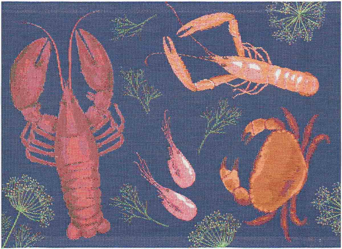 Ekelund Skaldjursfest Tischset 48x35cm