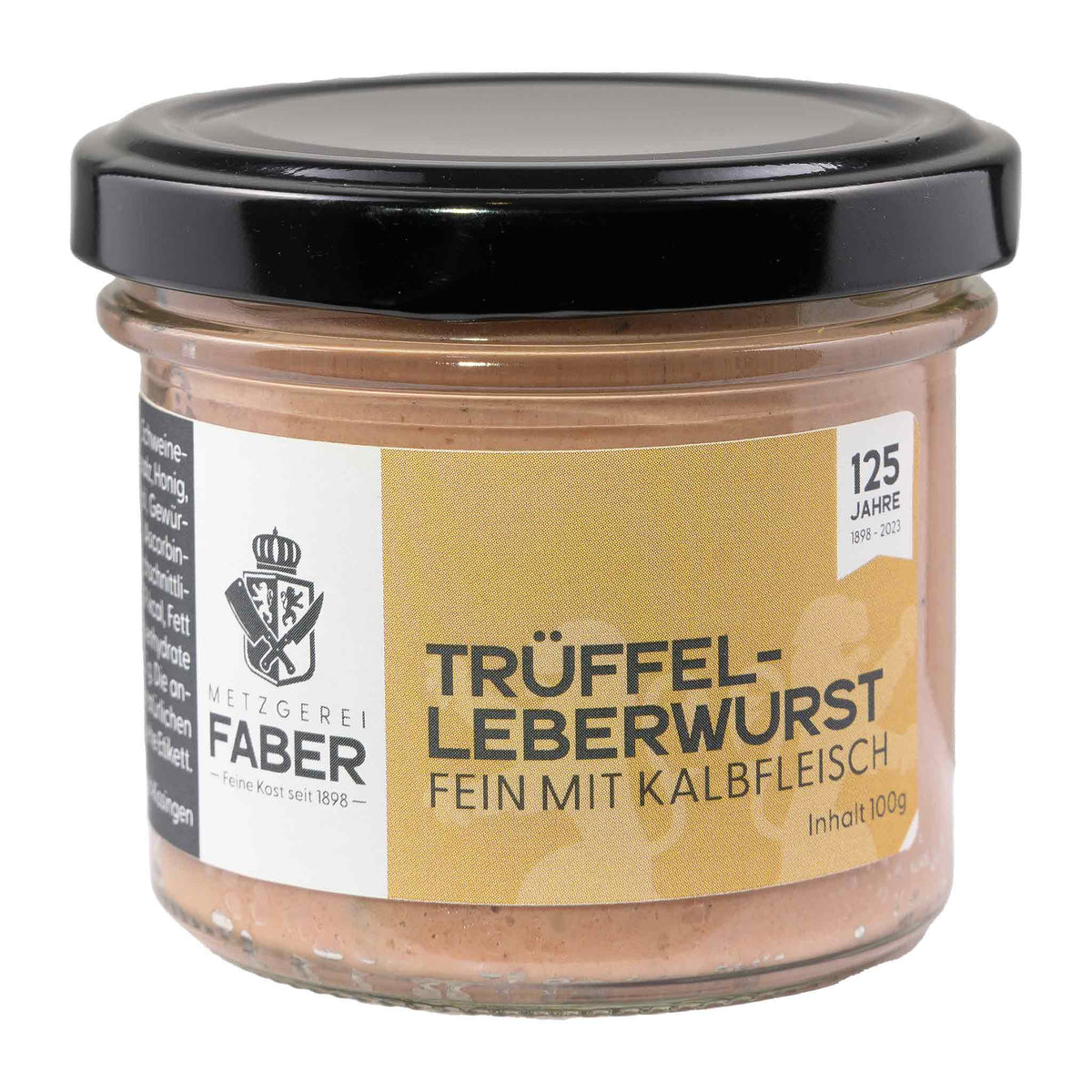 Faber Feinkost Trüffel Leberwurst mit Kalbfleisch 100g