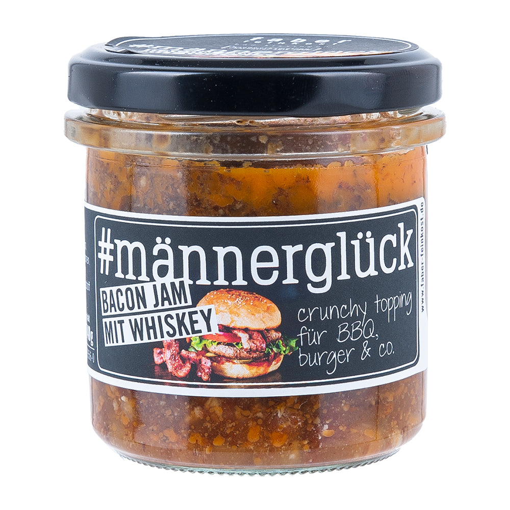 Faber Feinkost Männerglück Bacon Jam mit Whisky 140g