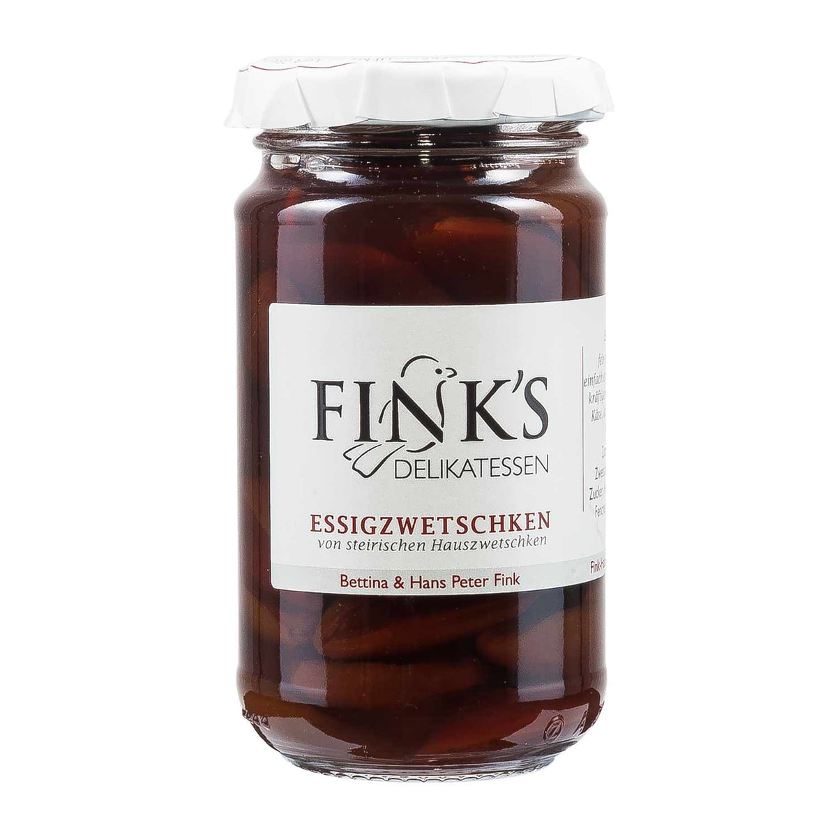 Finks Delikatessen Essigzwetschken