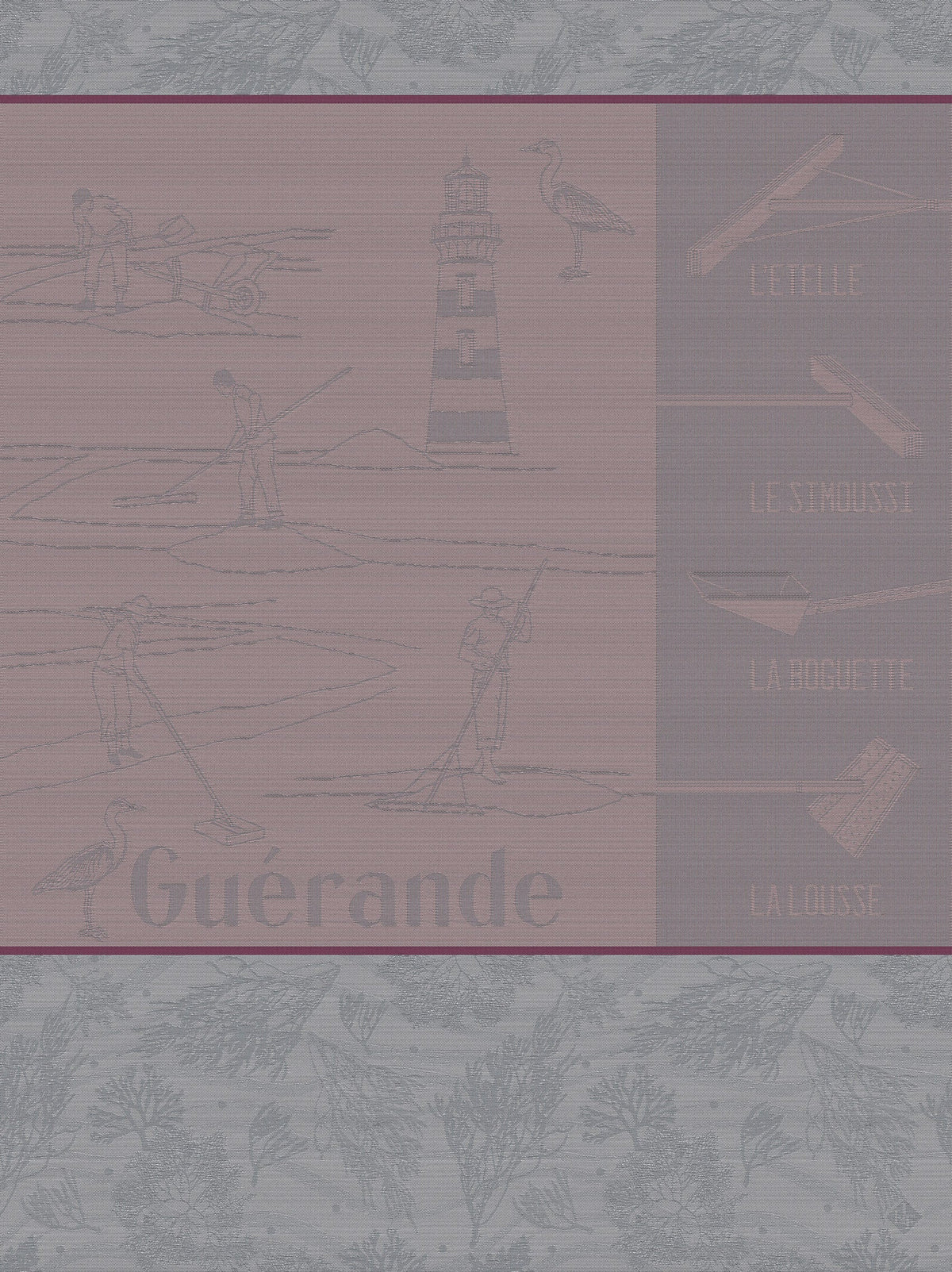 Geschirrtuch Marais Salants Rosé