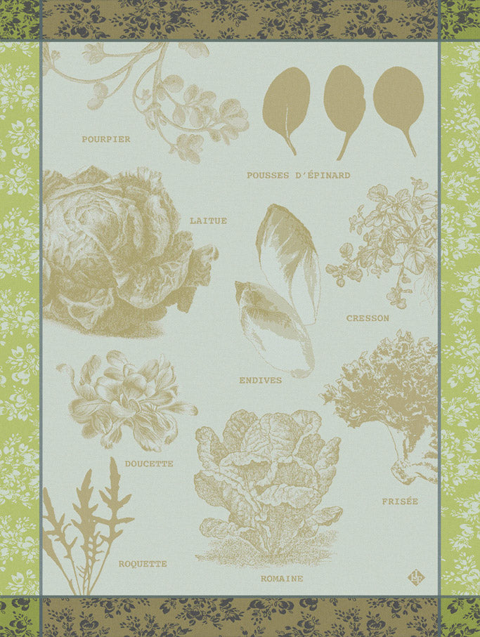Geschirrtuch Salades Illustrées Endivie