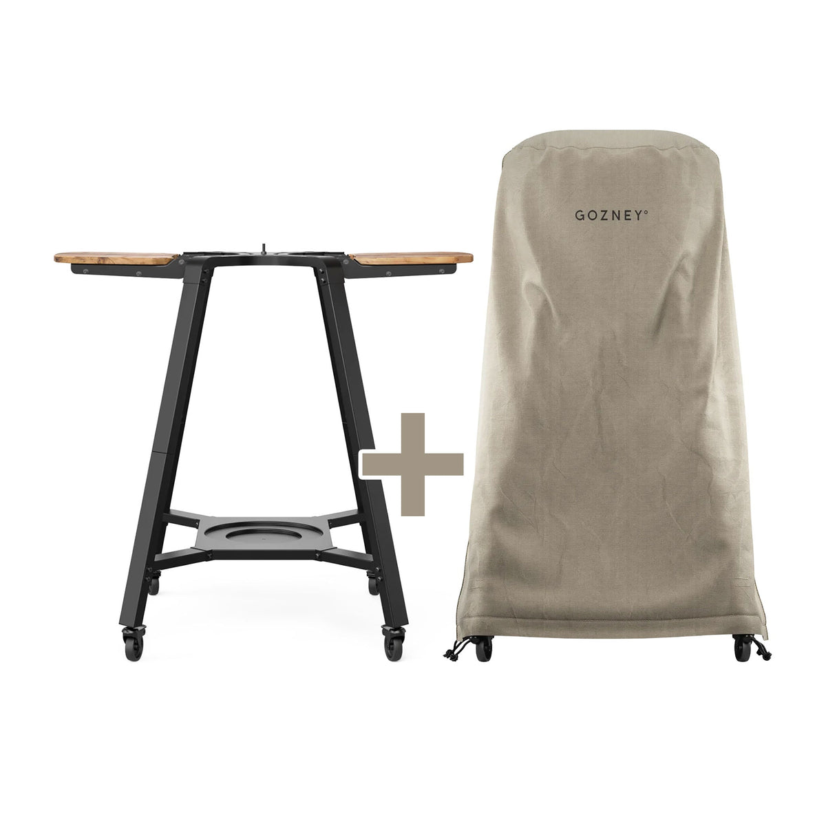 Gozney Arc & Arc-XL Untergestell mit Abdeckhaube lang Zubehör-Set