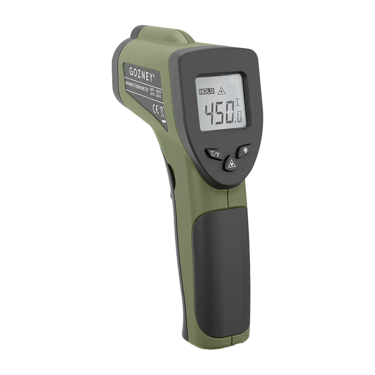 Gozney Pizzaofen Infrarot Thermometer Olivgrün