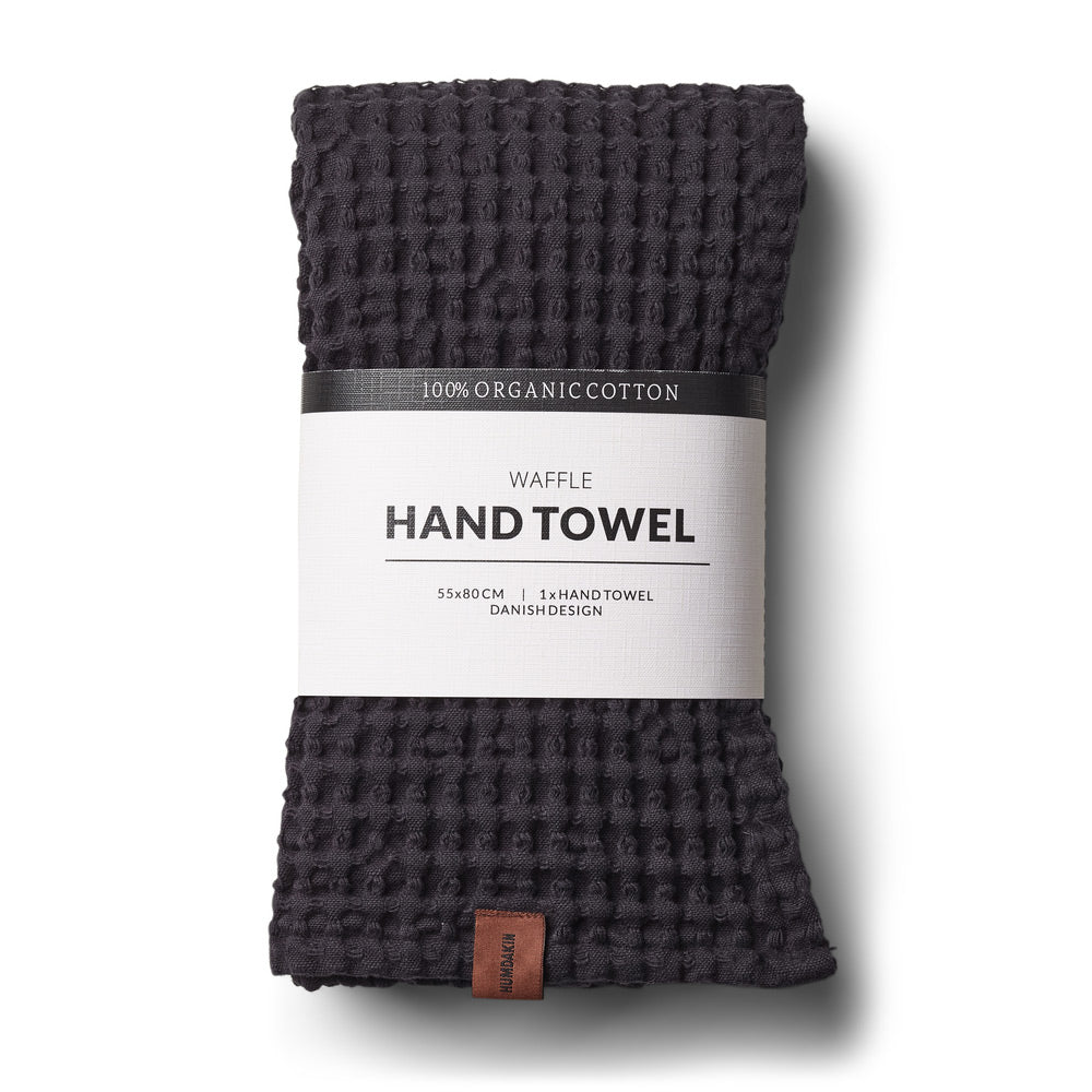 Humdakin Waffelhandtuch coal