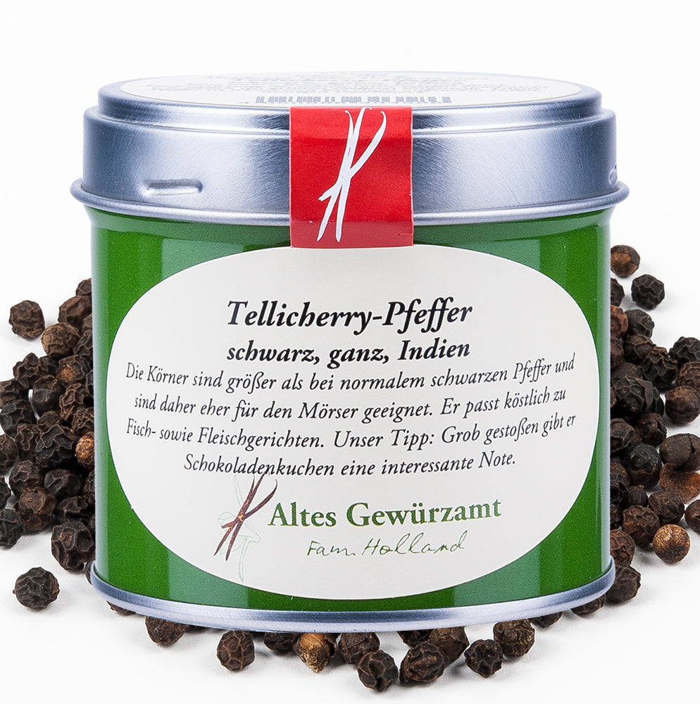 Ingo Holland schwarzer Tellicherry Pfeffer 90g