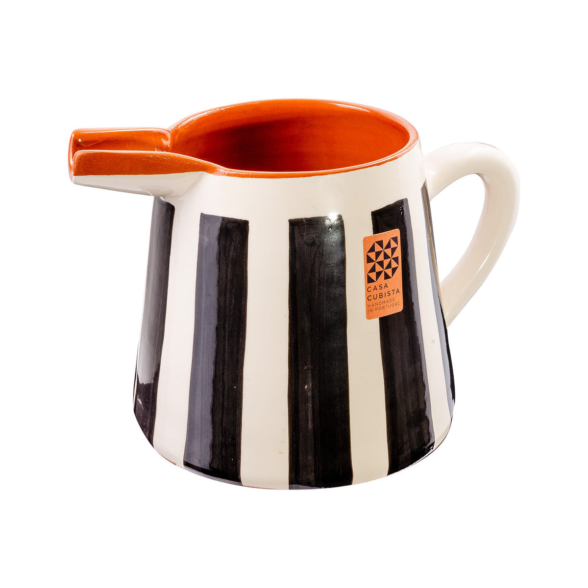 Keramikkrug 1l bold stripes black