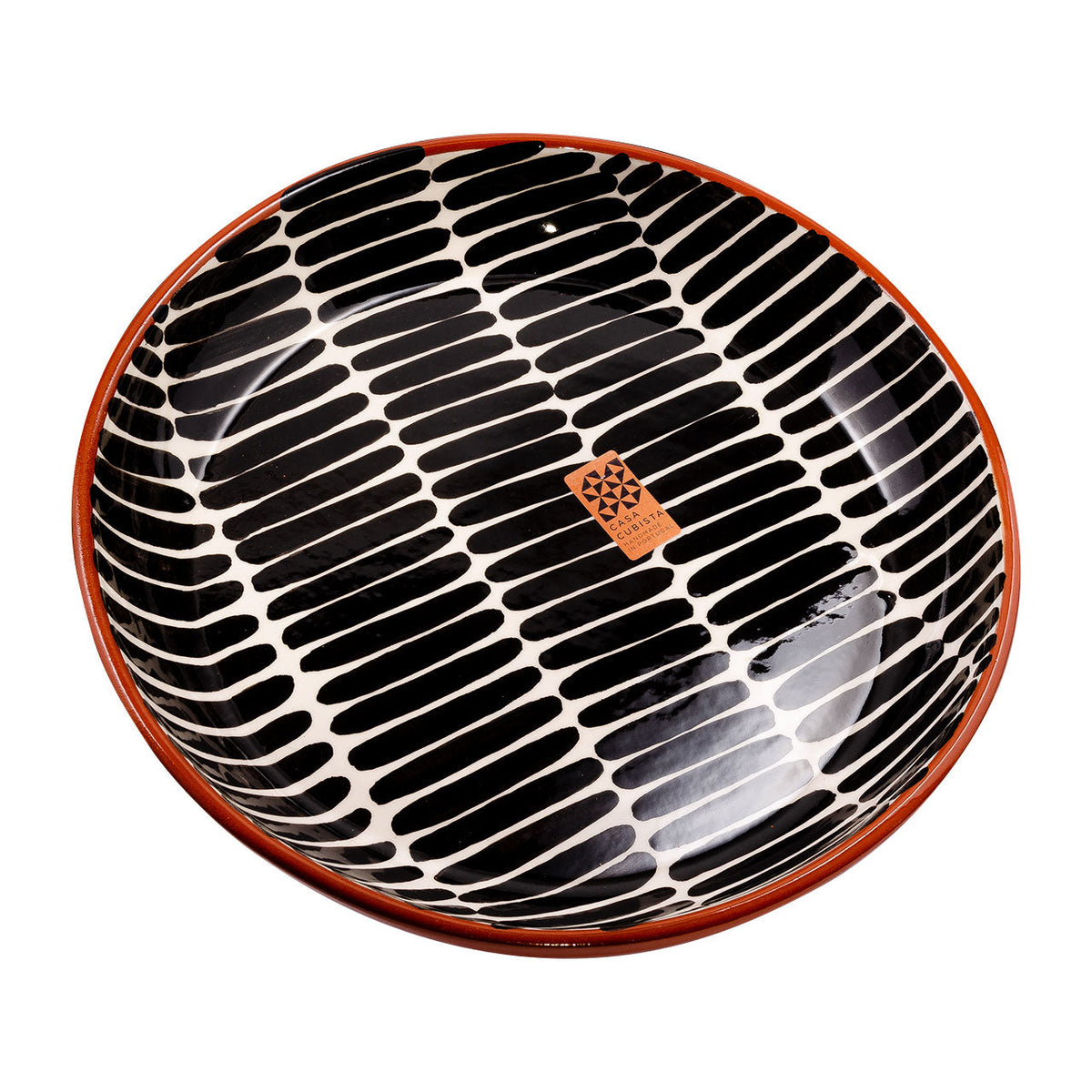 Keramikschale groß dash black