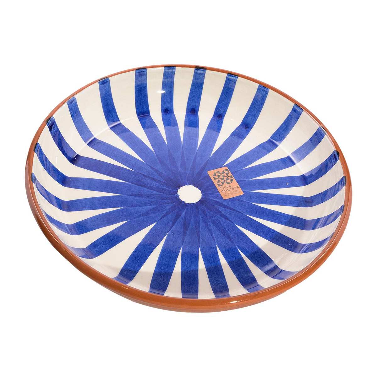 Keramikschale groß ray blue