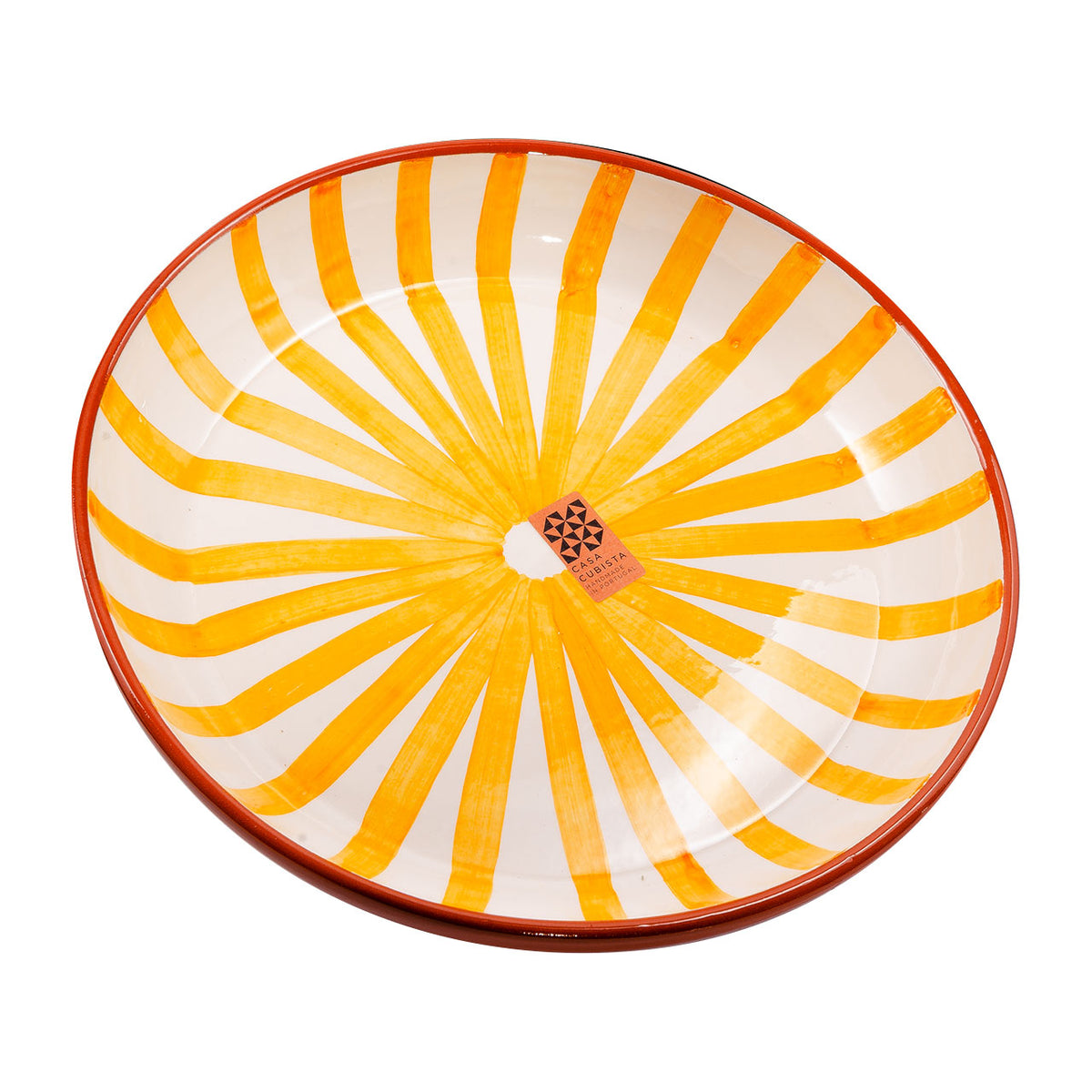 Keramikschale groß ray tangerine