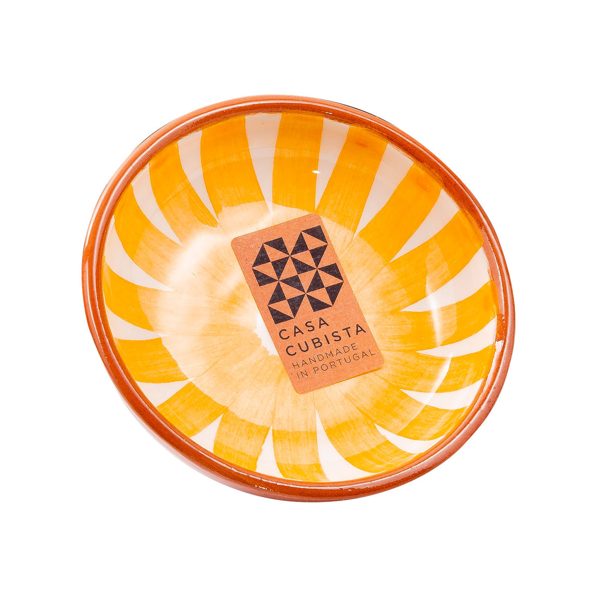 Keramikschale klein ray tangerine