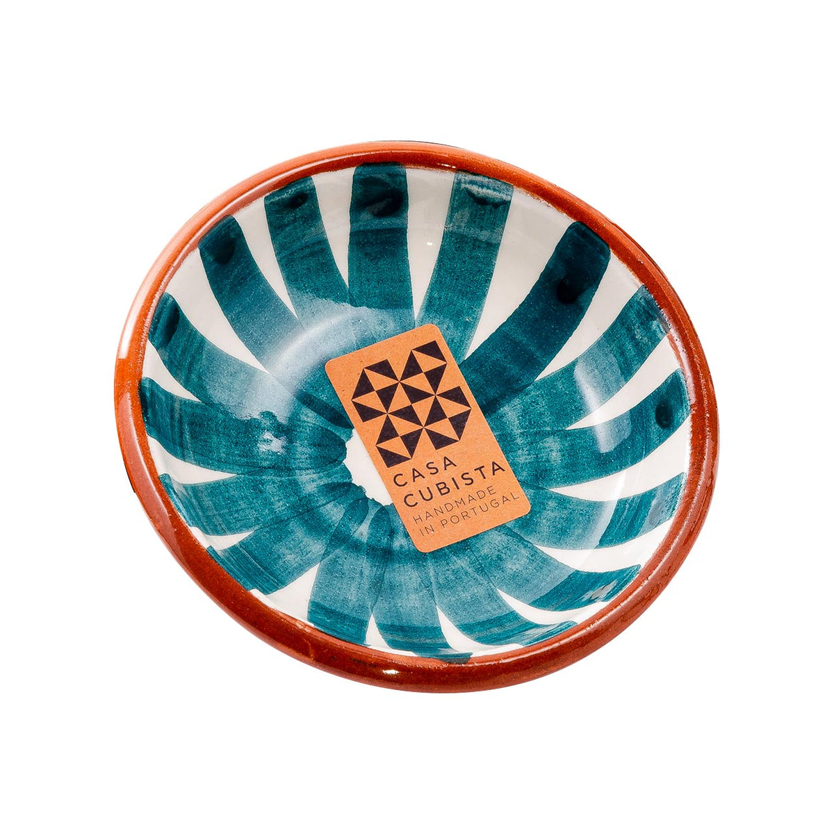 Keramikschale klein ray teal