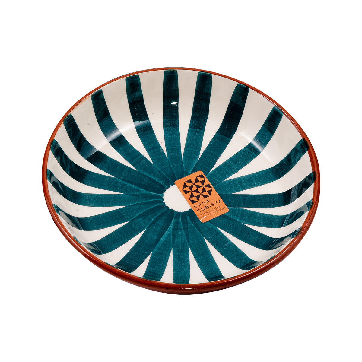 Keramikschale mittel ray teal