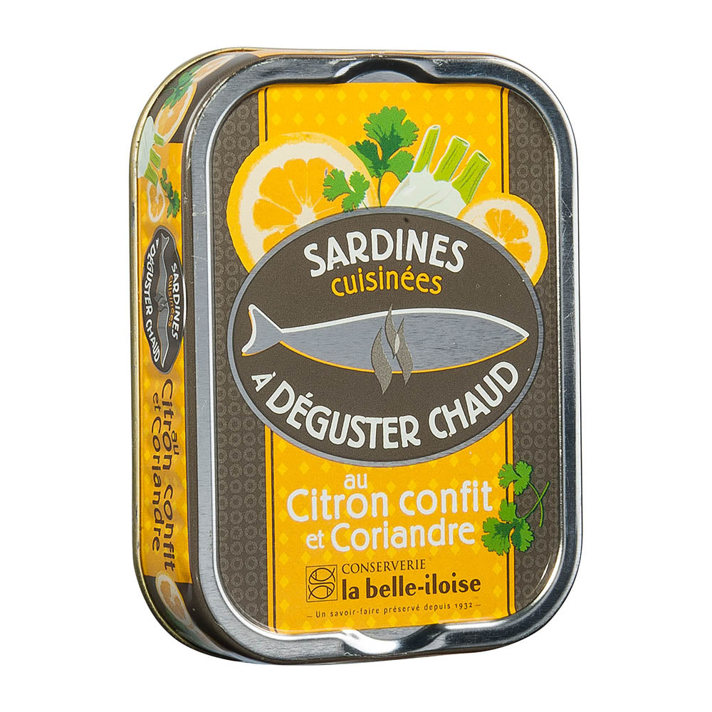 La belle iloise Sardinen zum Braten Zitrone Koriander