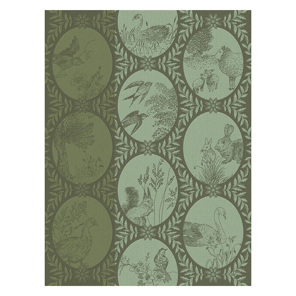 Le Jacquard francais Geschirrtuch Josephine grün
