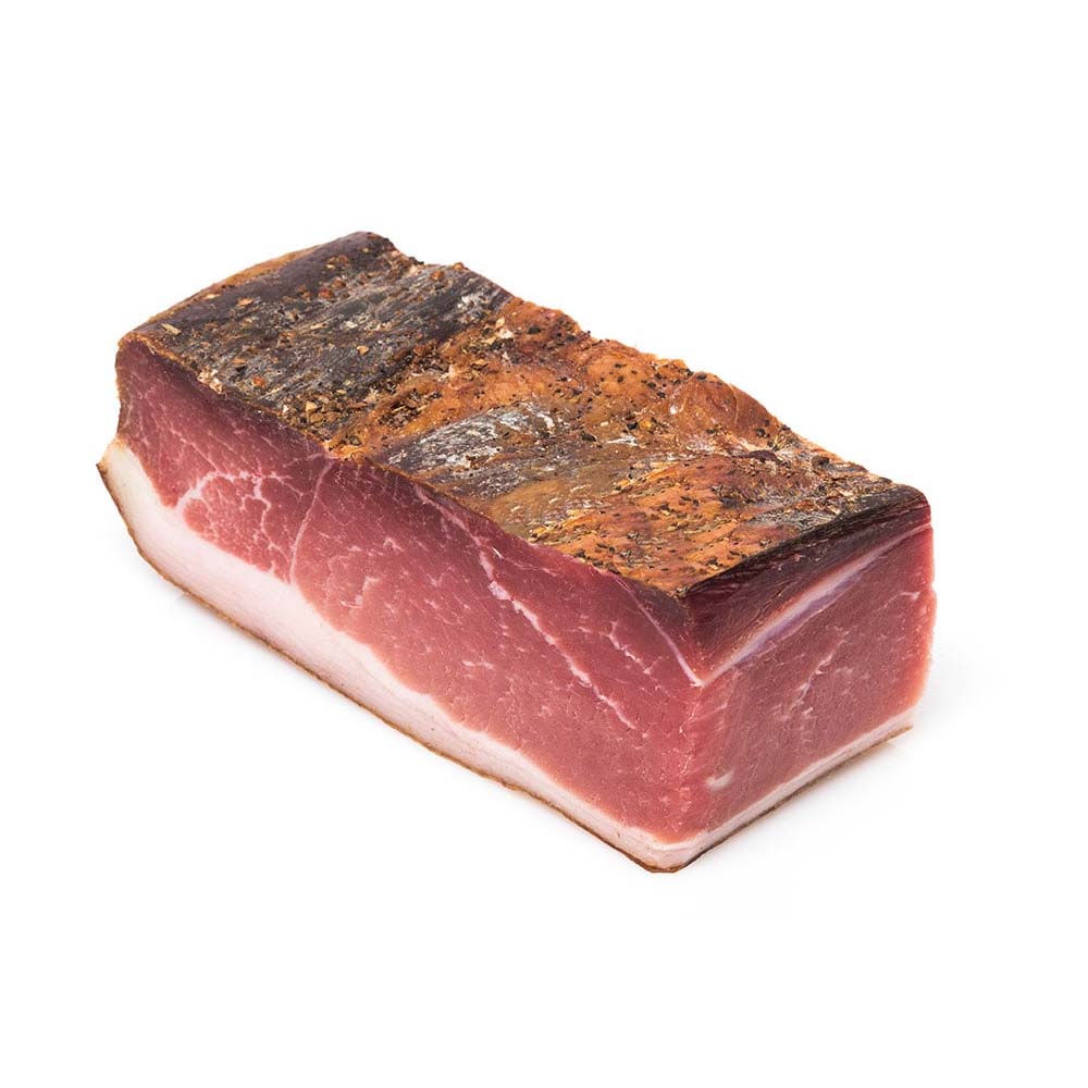 Metzgerei Steiner Haus Speck Mittelstück 480g
