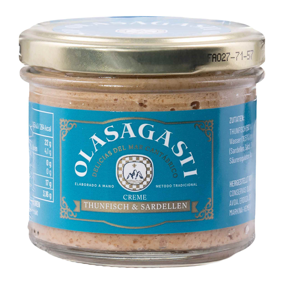 Olasagasti Thunfisch Sardellen Creme 110g