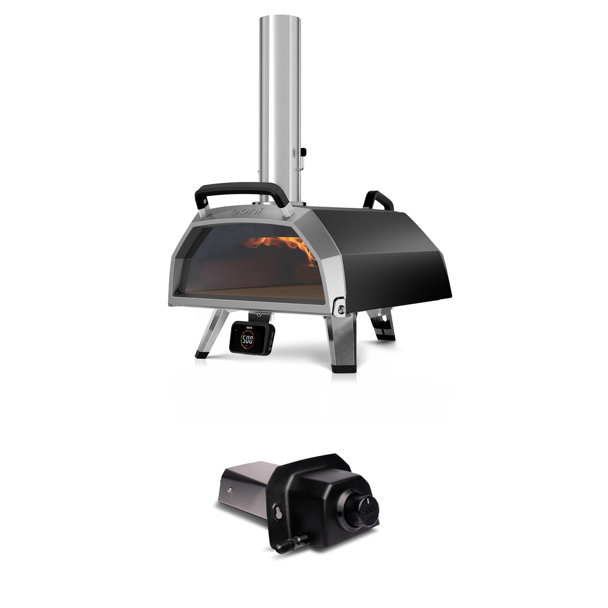 Ooni Karu 2 Pro + Gasbrenner 16" Multi-Brennstoff Pizzaofen Set