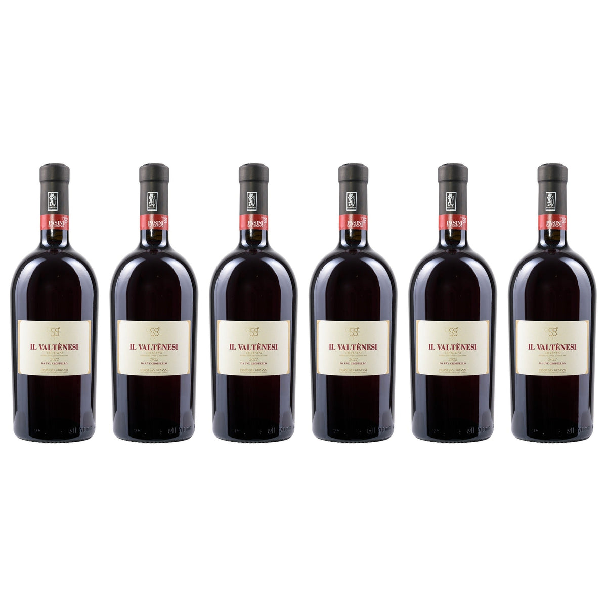 6 Flaschen Pasini San Giovanni Il Valtènesi Rotwein 2022