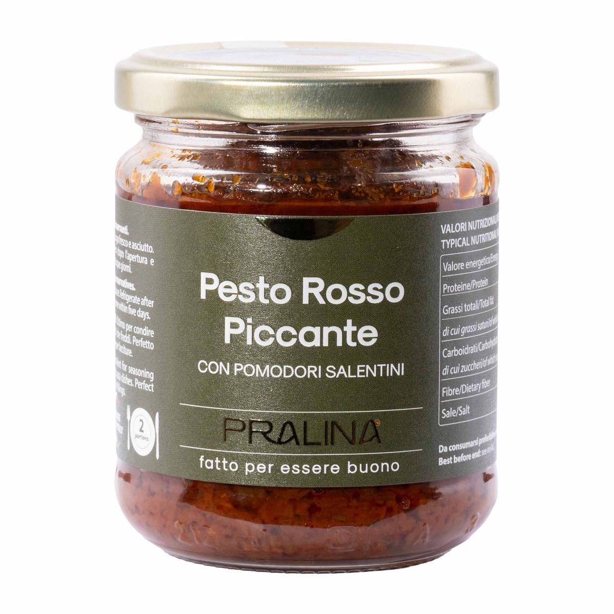 Pralina Pesto Rosso Piccante 180g