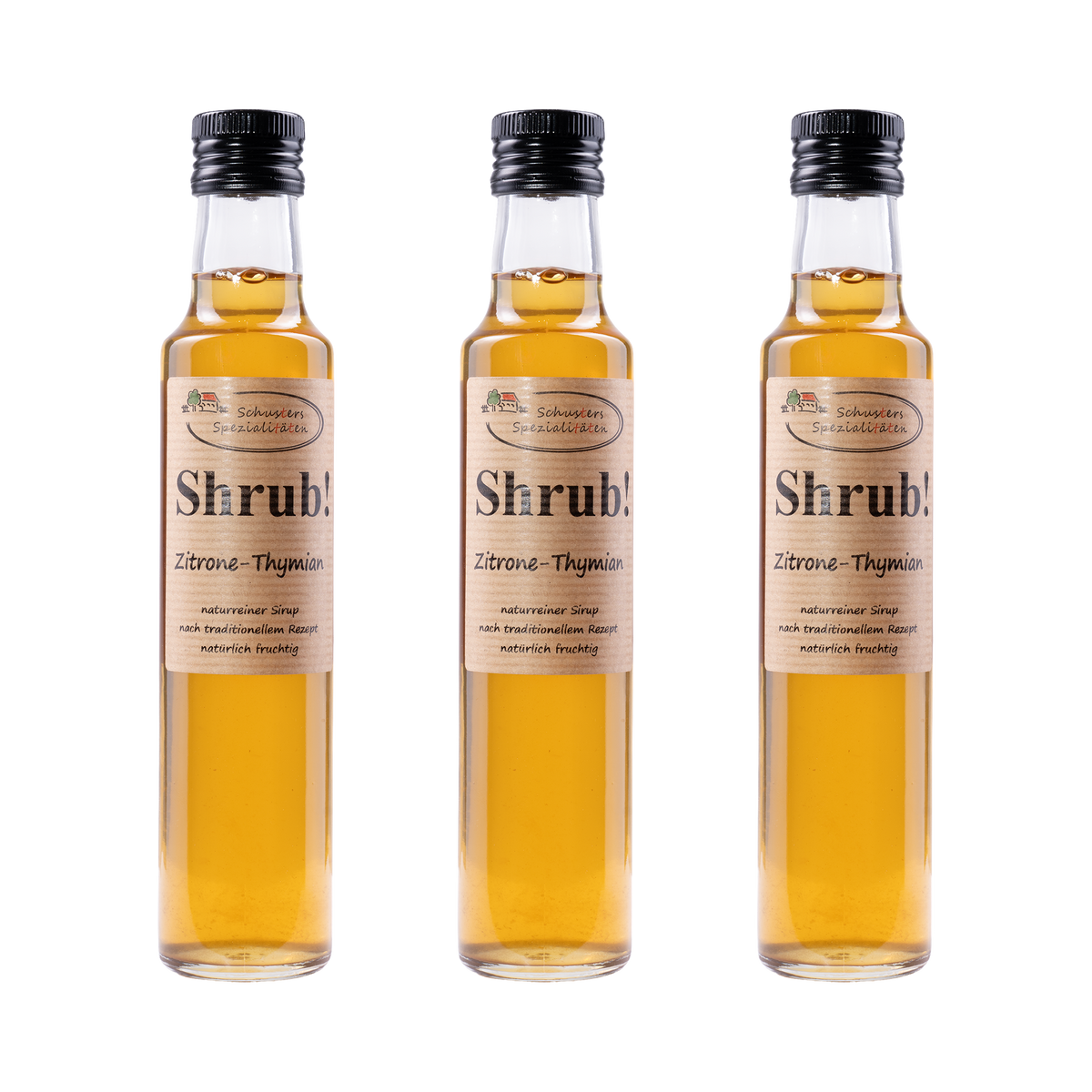 Shrub Zitrone-Thymian Sirup — 3× 250 ml