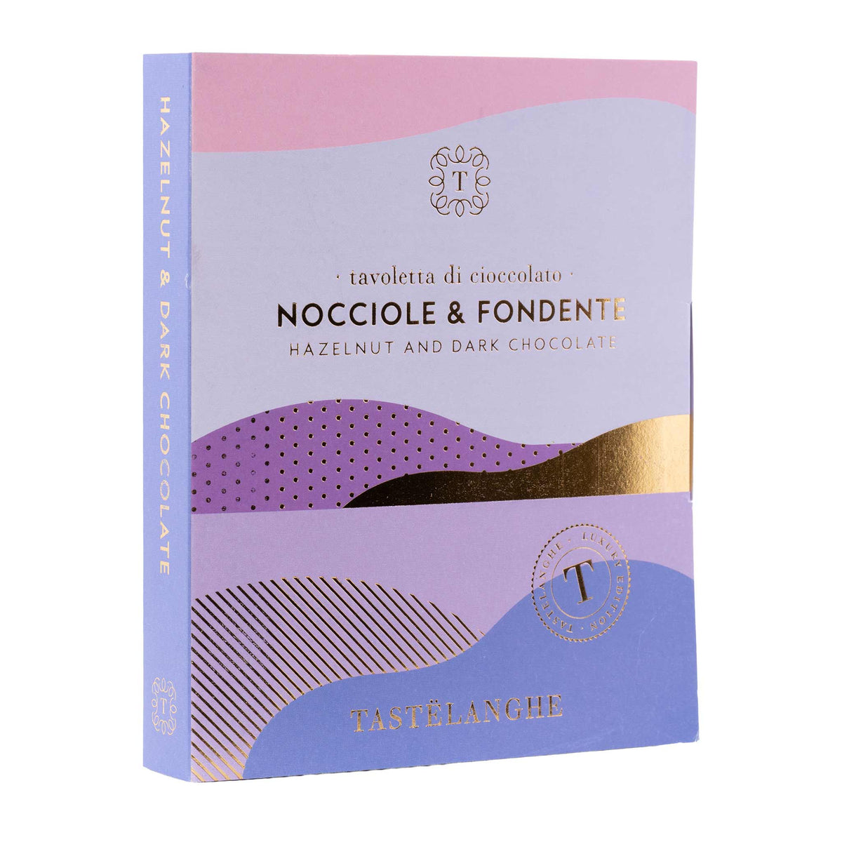 Tastelanghe Zartbitterschokolade mit ganzen Haselnüssen 110g