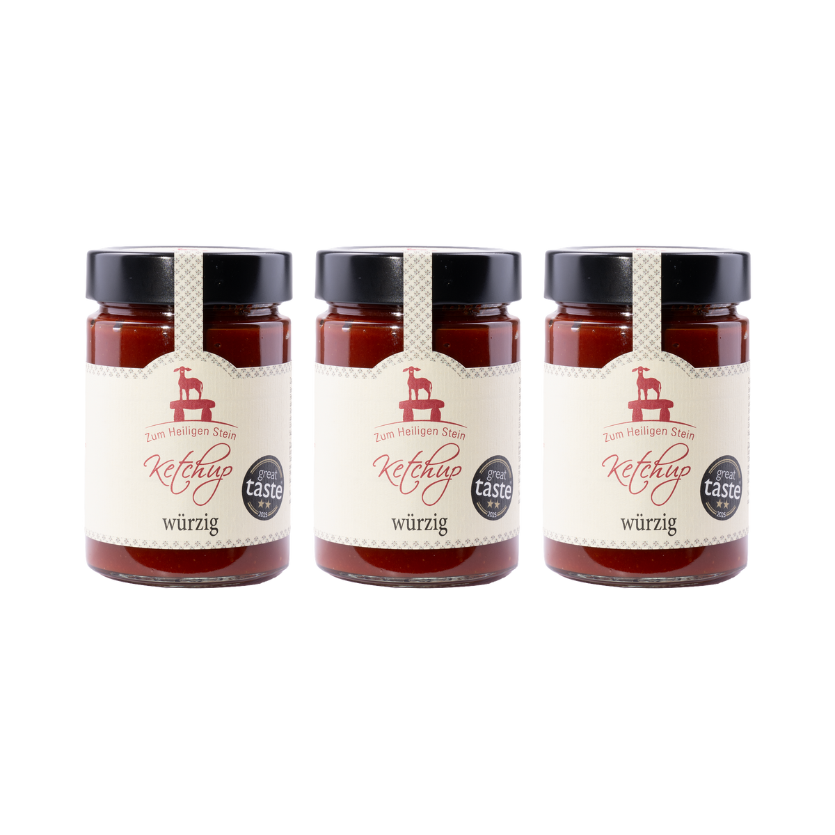 Zum heiligen Stein — Ketchup würzig — 3× 400 g
