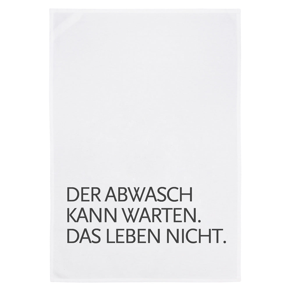 17:30 Geschirrtuch  Der Abwasch kann warten