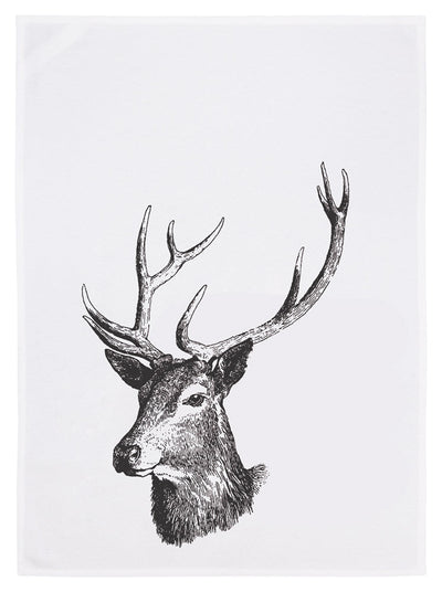 Dish towel – deer – anthracite