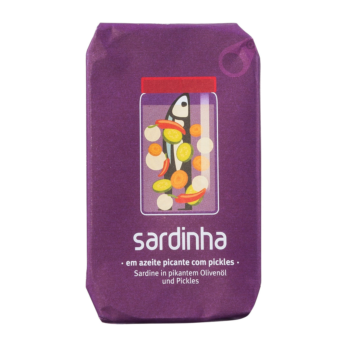 Sardinha  Ölsardinen mit Mixed Pickles