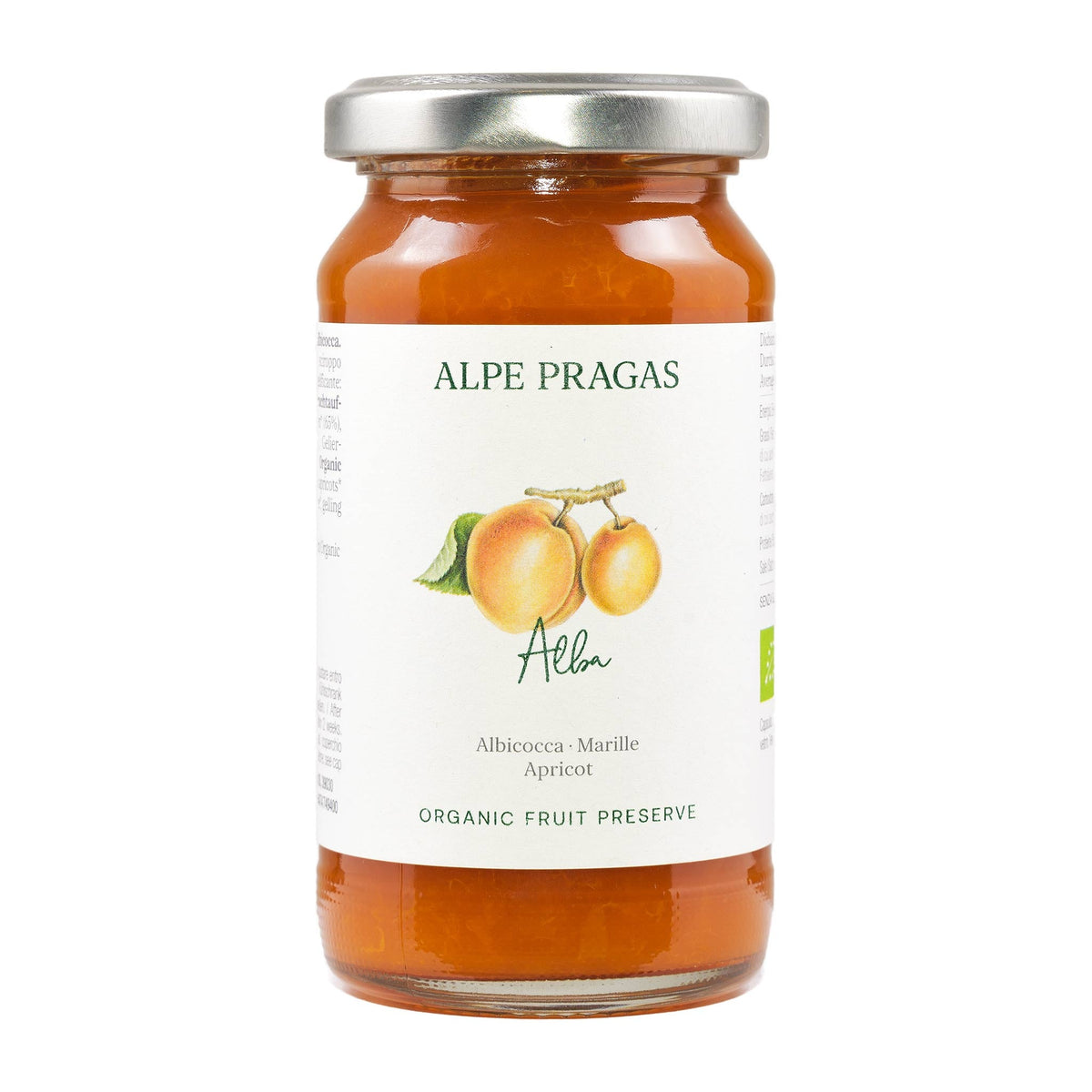 Alpe Pragas  Bio Fruchtaufstrich Marille  220g