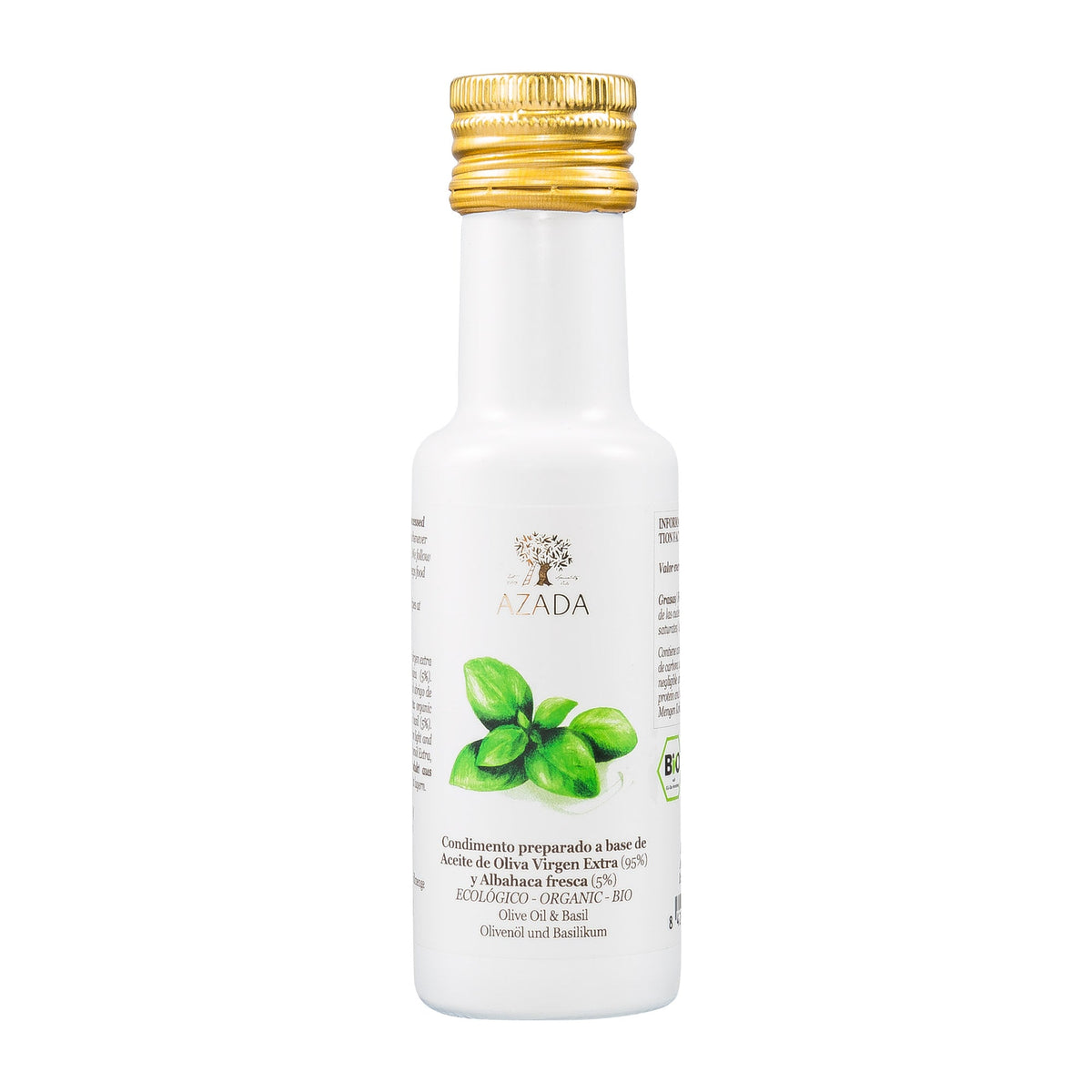 Azada  Olivenöl mit Basilikum  100ml