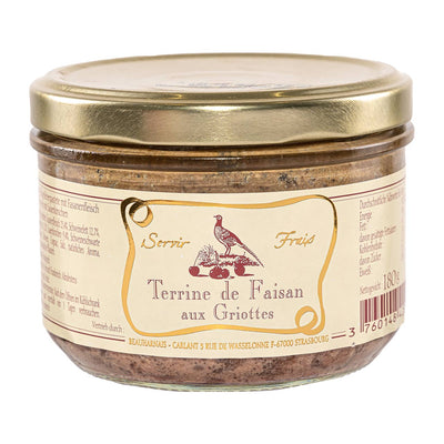 Fasanenpastete mit Sauerkirschen – 180g