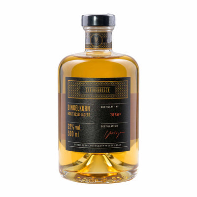 Spelt grain aged in wooden barrels