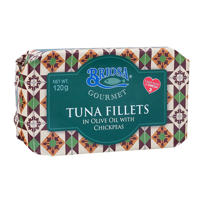 Tuna fillet with chickpeas