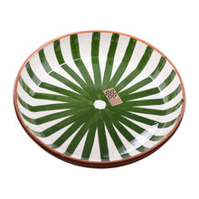 Keramikschale groß  ray green