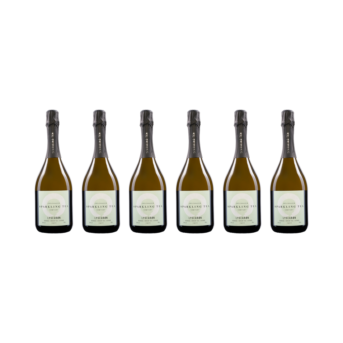 Lysegrøn – alkoholfrei — 6× 750 ml
