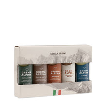Marzadro Crema Alpina Miniaturset mit fünf Cremelikören à 5 cl