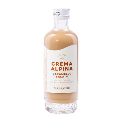 Crema Alpina Salzkaramell Likör – Miniatur