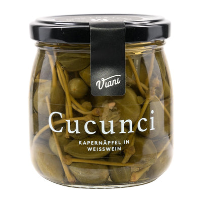 Cucunci – Kapernäpfel in Weißwein